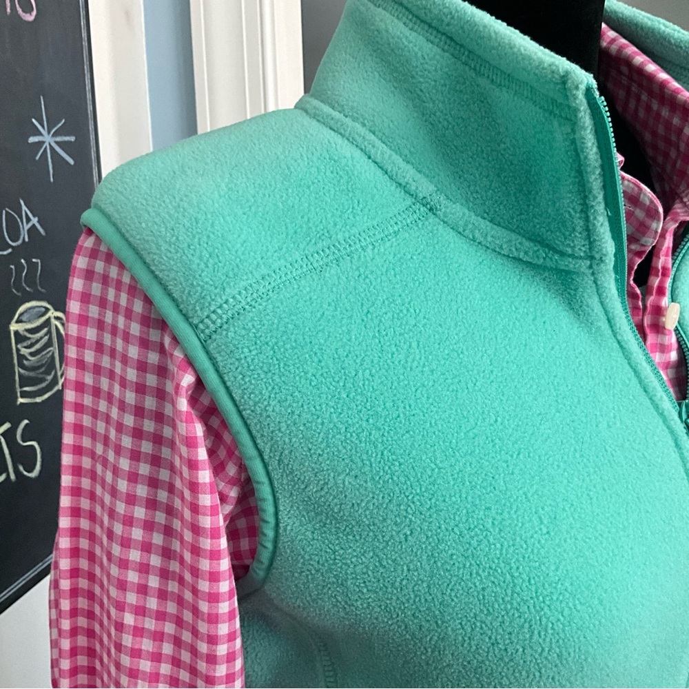 Vineyard Vines Seafoam Green Vest - Size Medium Mint Winter Vest - Picture 9 of 12